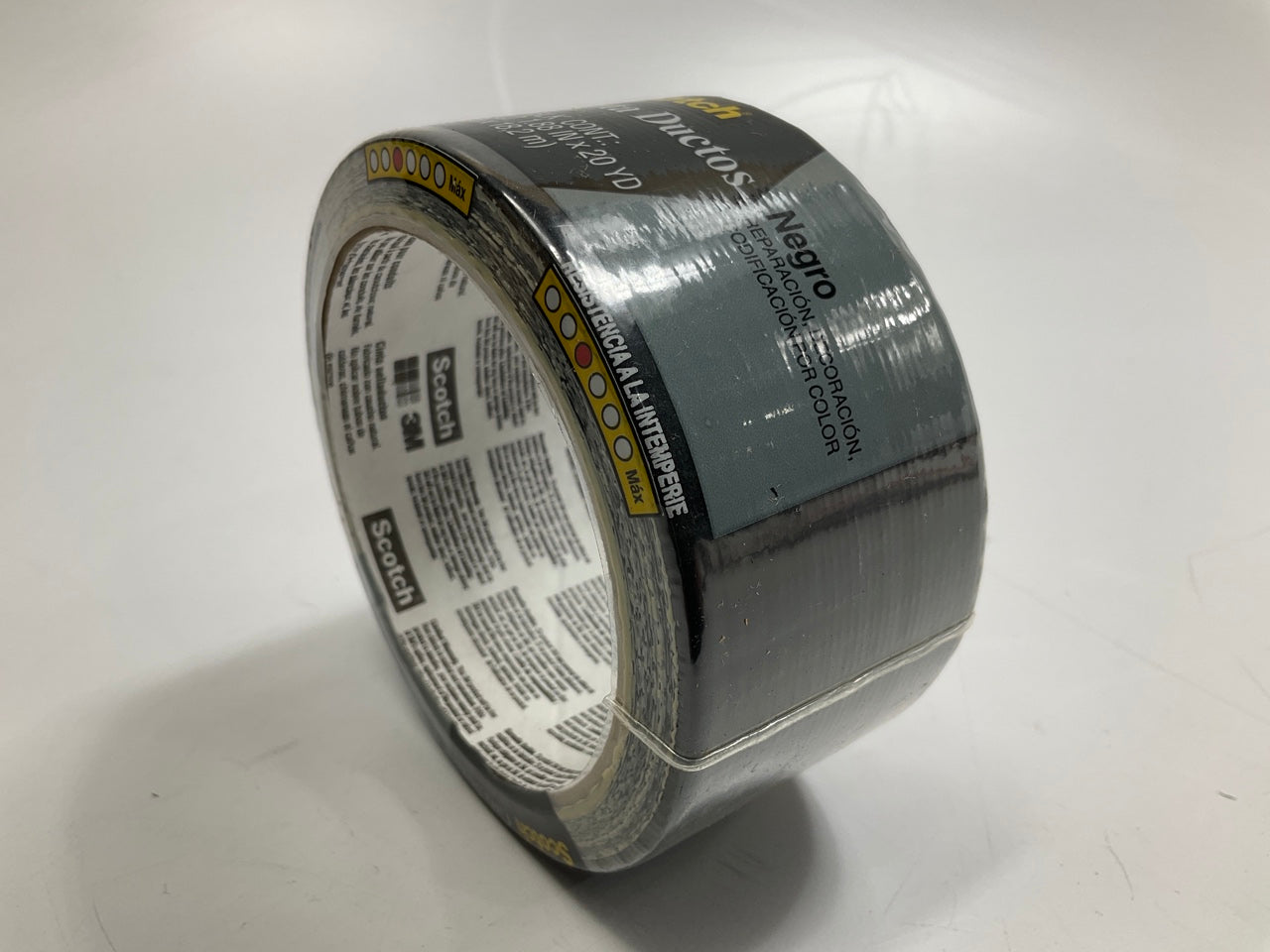 (2) Rolls - 3M 3920-BK 1.88'' X 20 Yards Scotch Black Duct Tape