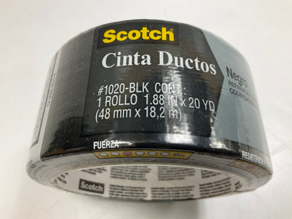 3M Scotch 3920-BK Duct Tape, 1 Roll Of 1.88'' X 20 Yards