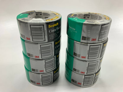 (8) Rolls - 3M 1130  Duct Tape, Gray Multi-Use 1.88'' X 30 Yards