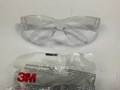 3M 11326 Virtua Protective Eyewear, Clear Frame, Clear Hard-Coat Lens Glasses