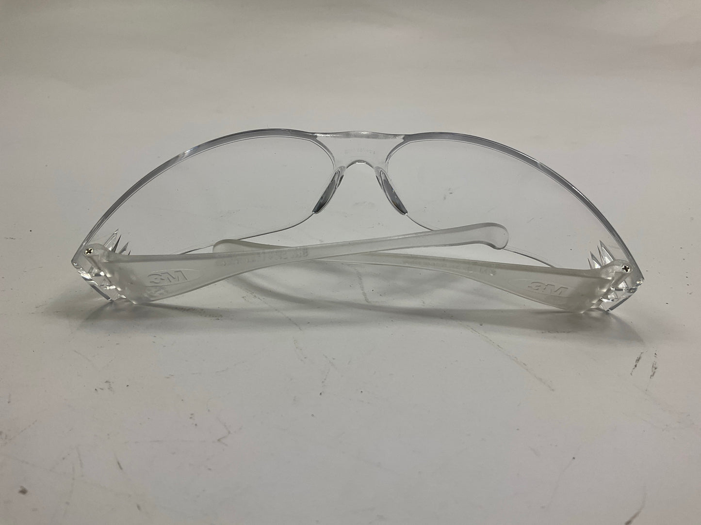 3M 11326 Virtua Protective Eyewear, Clear Frame, Clear Hard-Coat Lens Glasses