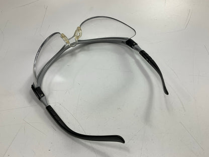 3M 11375 BX Reader Protective Eyewear, Clear Lens, Silver Frame, +2.0 Diopter