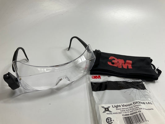 3M 11489-00000-10 OX Protective Eyewear 2000 Clear Anti-Fog Lens Safety Glasses