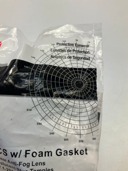3M Virtua CCS Safety Glasses 11872-00000-20, Foam Gasket, Clear Anti Fog Lens