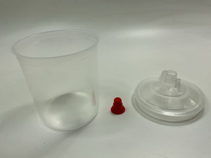 3M PPS 16000 Original Series Lids And Liners Kit, Standard, 22 Oz., 200 Micron
