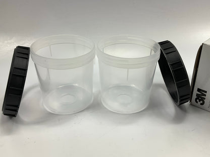 3M 16001 PPS Mixing Cups And Collars, Regular (Standard) 650ml (22oz), 2 / PACK