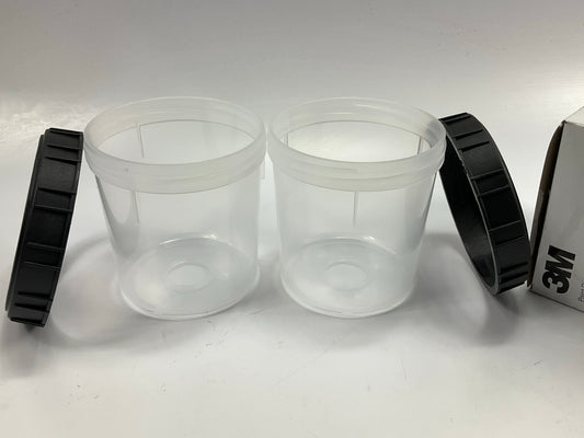 3M 16001 PPS Mixing Cups And Collars, Regular (Standard) 650ml (22oz), 2 / PACK