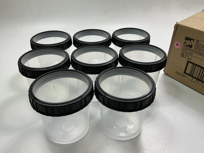 8 PACK - 3M 16001 PPS Mixing Cups And Collars, Regular (Standard) 650ml (22oz)