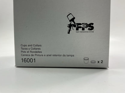 8 PACK - 3M 16001 PPS Mixing Cups And Collars, Regular (Standard) 650ml (22oz)