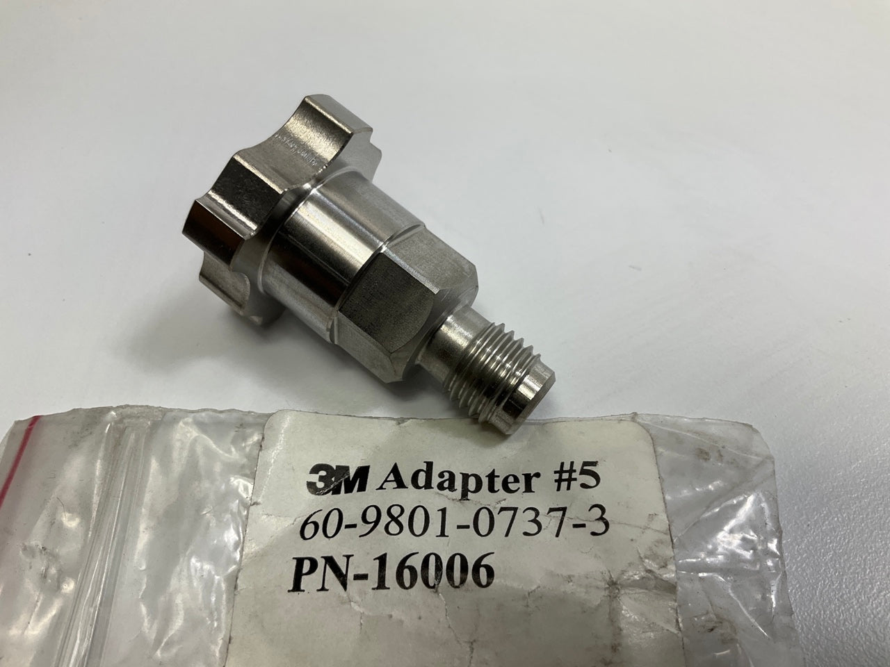 3M 16006 PPS Adapter #5 - 12mm Male, 1.5 Mm Thread For Sagola & Sata Spray Guns