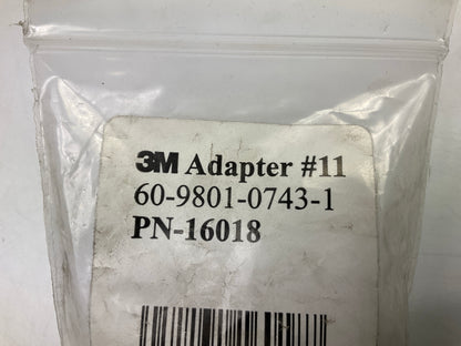 3M 16018 PPS Adapter For Snap-On Paint Spray Gun With 3/8 Male, 18 Thread NPS