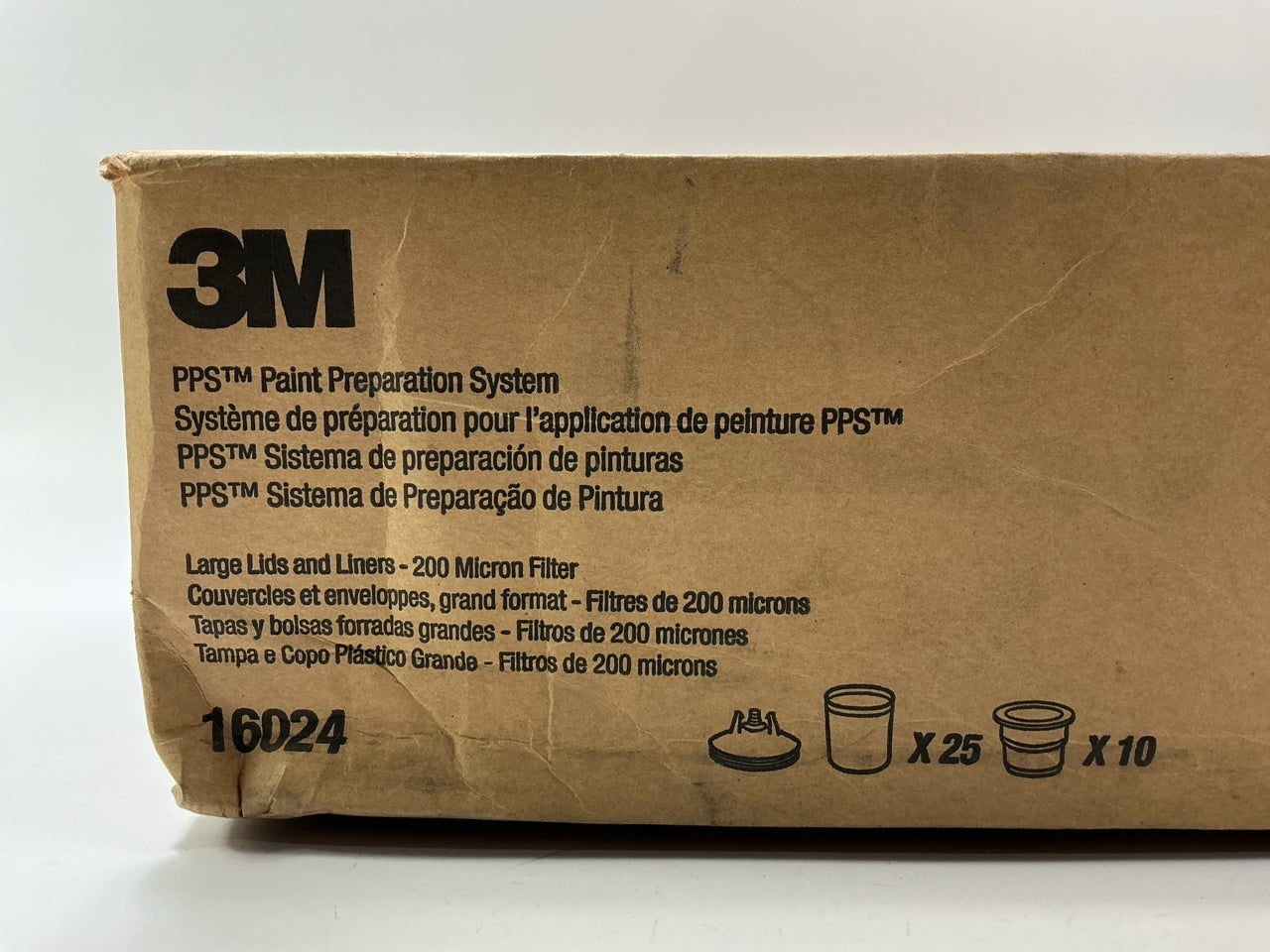 INCOMPLETE 3M 16024 PPS Lid And Liner Kit Large 28 Fl Oz 850ml 200 Micron Filter
