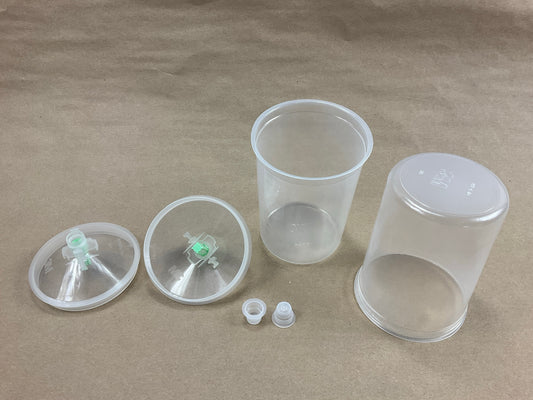 3M 16024 PPS Lid & Liner Kit, Large 28 Fl Oz, 850ml 200 Micron Filter Case Type2