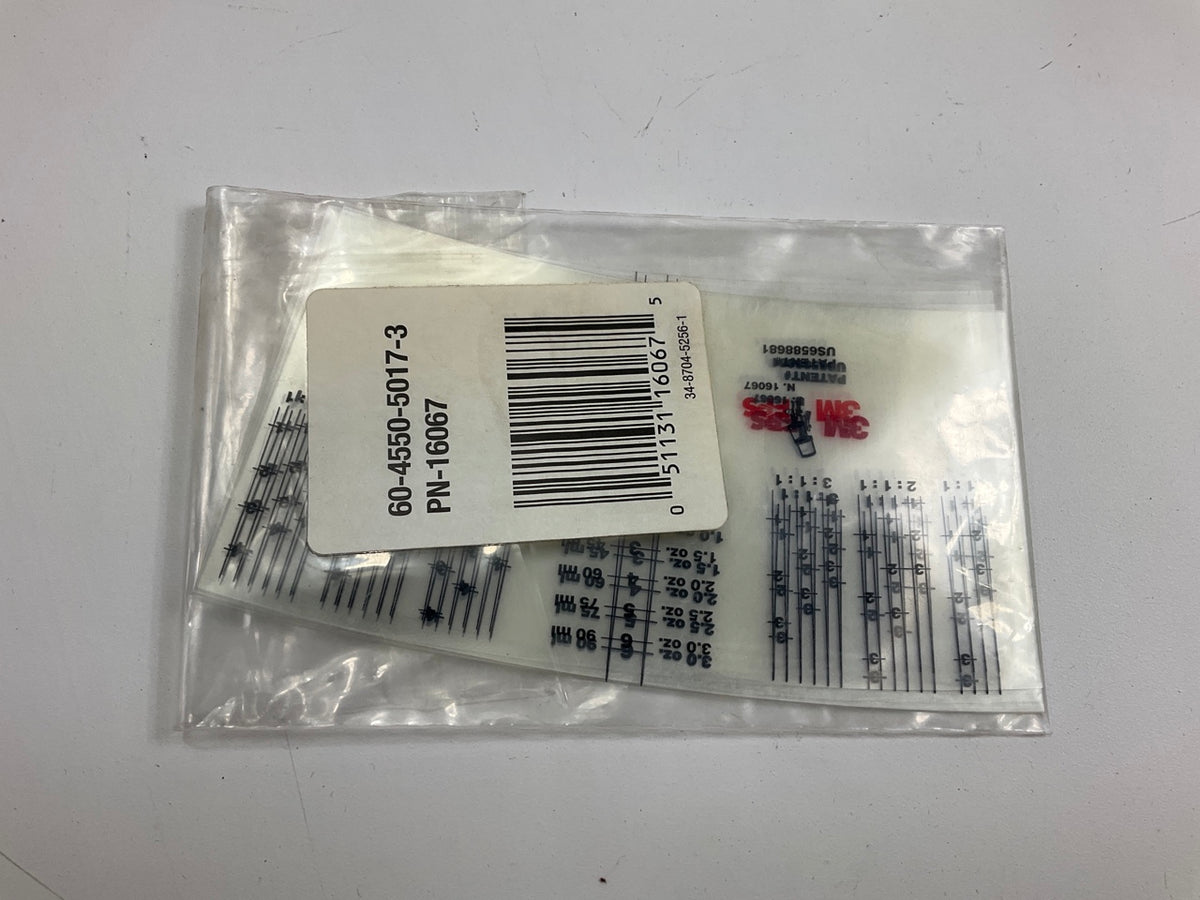3M 16067 PPS Mix Ratio Insert - Generic, 3 Oz, 10 Inserts Per Pack