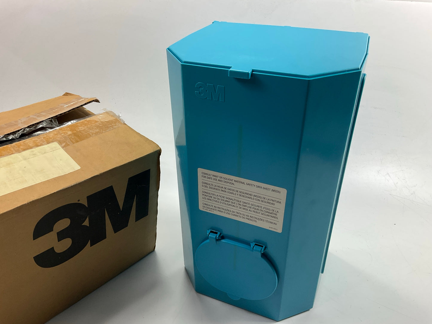 BROKEN LID, SEE PHOTOS  - 3M 16098 PPS Mini Lid And Liner Dispenser