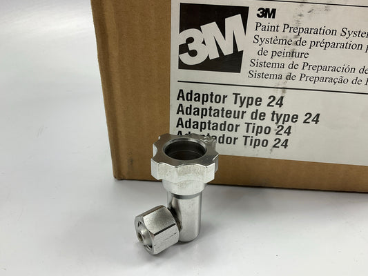3M 16110 PPS System Adapter #24 1/4 Female, R-Angle 18 Thread NPS Side Cup Mount