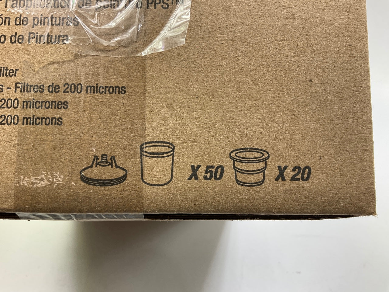 3M 16114 PPS Mini Size Kit With 200 µ Filter, 50 Lids, 50 Liners, Plugs