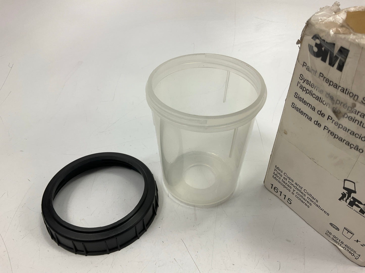 SINGLE CUP - 3M PPS 16115 Mini Mixing Cup And Collar, 200 Ml, For Use With PPS