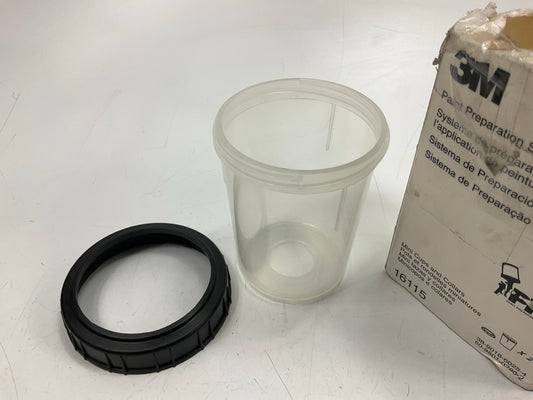 SINGLE CUP - 3M PPS 16115 Mini Mixing Cup And Collar, 200 Ml, For Use With PPS