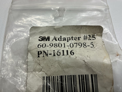 3M 16116 PPS Paint Gun Adapter, 1/4''-19 BSP Thread, Type 25
