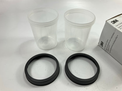 3M 16122 PPS Midi 13.5 Oz Ratio Cups & Collars Paint Preparation System (2 Pack)