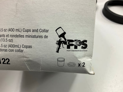 3M 16122 PPS Midi 13.5 Oz Ratio Cups & Collars Paint Preparation System (2 Pack)