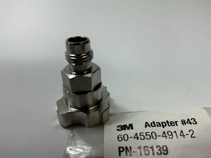 3M 16139 PPS (Original Series) Spray Paint Gun Adapter Converter, Type 43