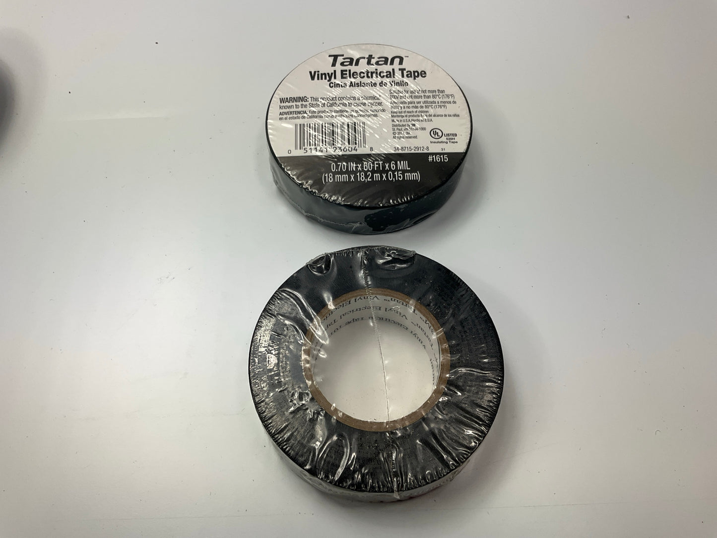 (10) Rolls - 3M 1615 Vinyl Electrical Tape, 0.70'' X 60' Each
