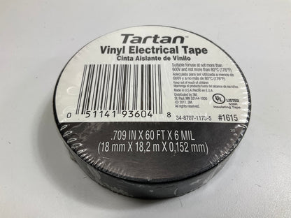 (24) 3M 1615 Tartan Vinyl Electrical Tape, 0.70'' X 60 FEET Each Roll