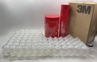 3M 16159 75-Piece PPS 13.5 Oz. Midi 200 Micron Lid/Liner Dispenser Kit