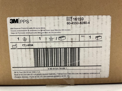3M 16159 75-Piece PPS 13.5 Oz. Midi 200 Micron Lid/Liner Dispenser Kit
