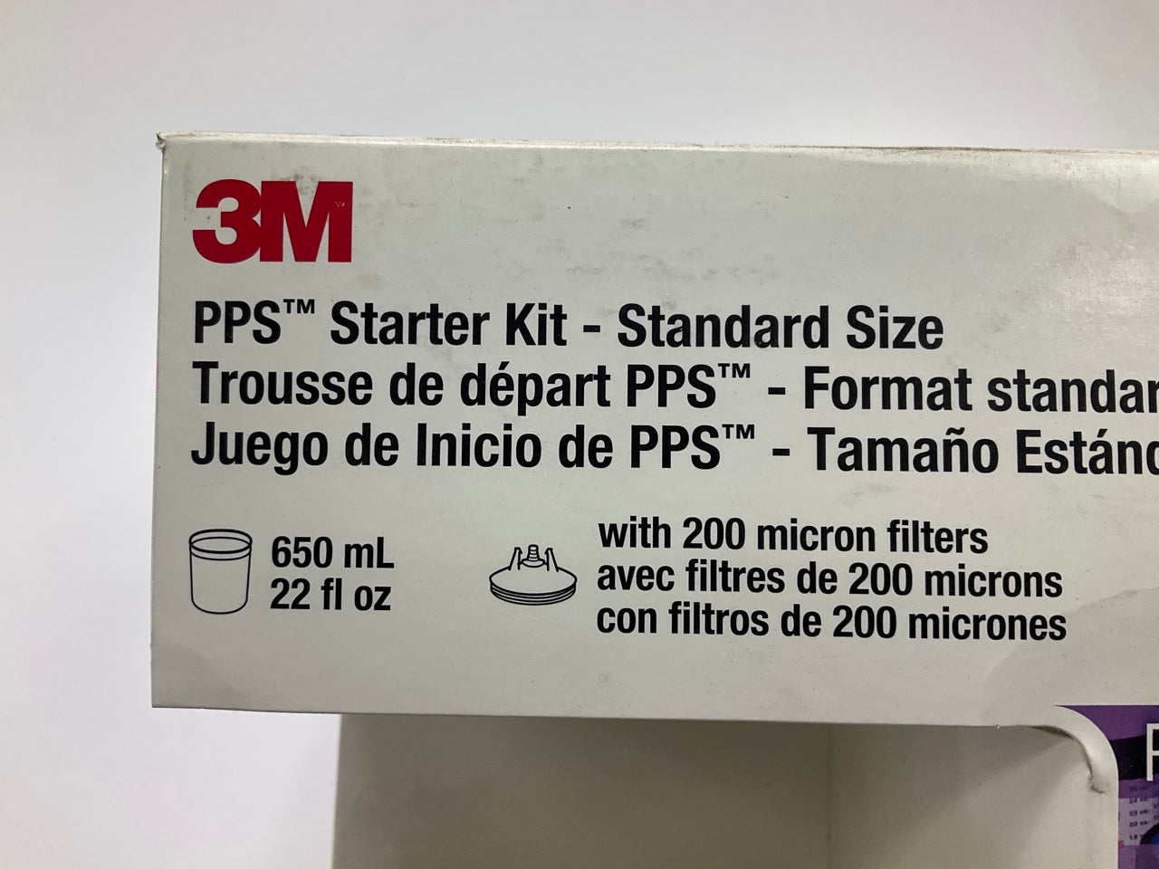 3M 16172 PPS Starter Kit Standard 650mL, 22 Fl Oz 200 Micron  6 Disposable Liner