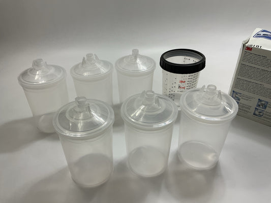 INCOMPLETE 3M PPS Starter Kit Large 28 Fl Oz 6-Pack Lids 200 Micron Filter