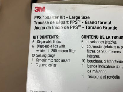 3M 16182 PPS Starter Kit Large Size (850mL, 28 Fl. Oz) With 200-micron Filters