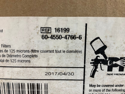 3M 16199 PPS Standard/Large Lid With 125 Micron Full Diameter Filters (25 Lids)