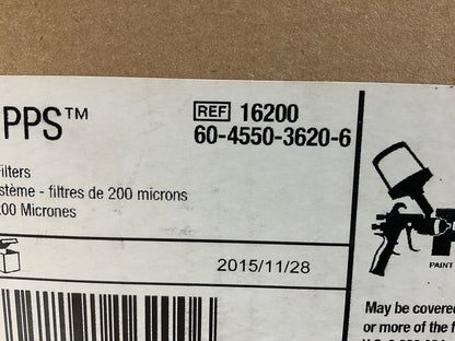 3M 16200 PPS Disposable Lids Standard And Large 200 Micron Filter (25 Lids)