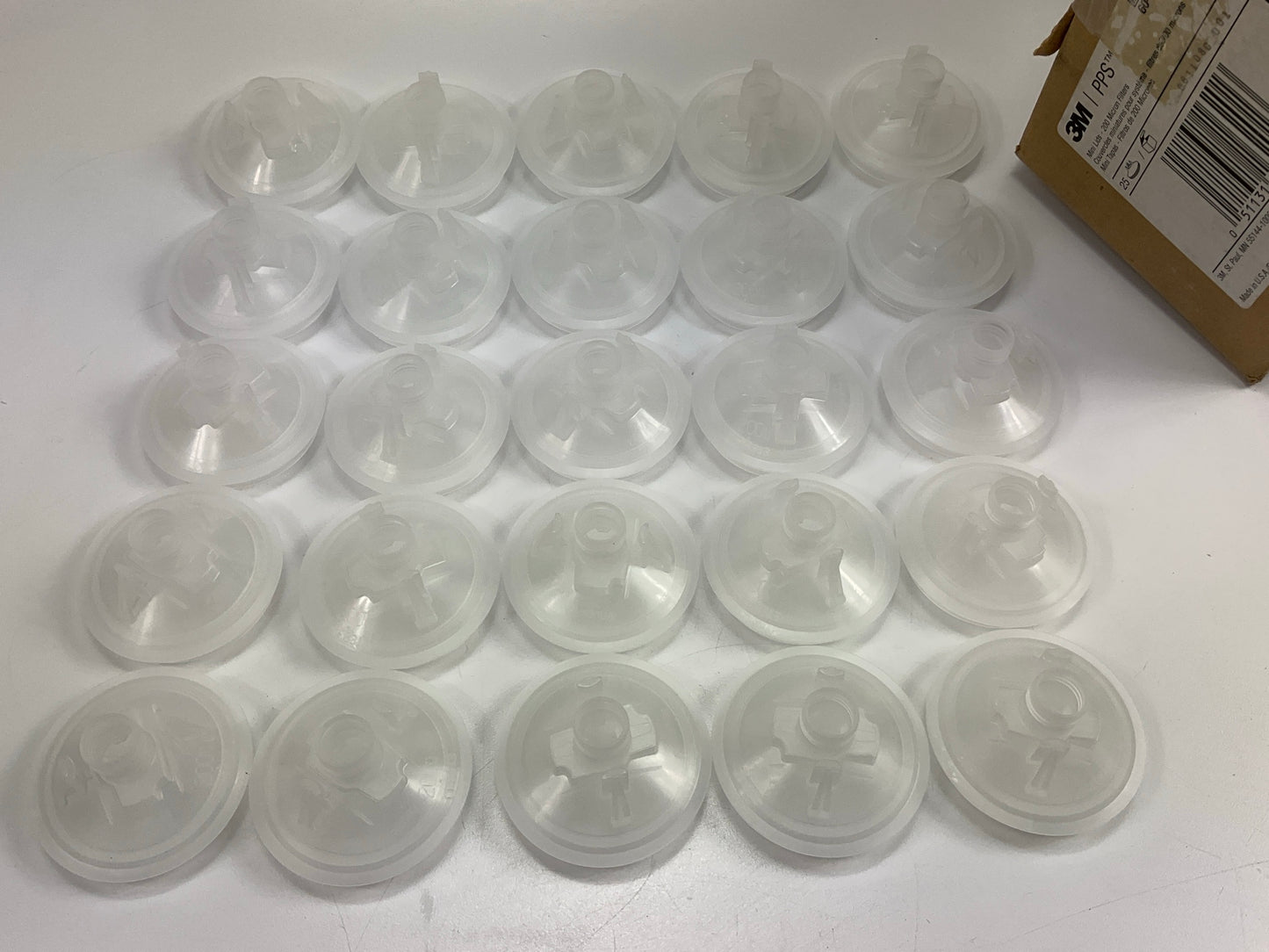 3M 16201 PPS Disposable Lids, Mini, 200 Micron Filter, 25 Lids / Case