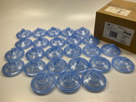 3M 16202 PPS Lids 125 Micro Filters, Pack Of (25 )