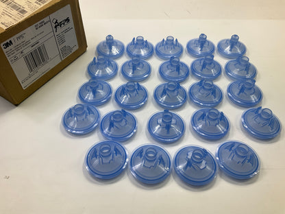 3M 16203 PPS Disposable Mini Lids, 125 Micron Filters - 24 Pcs Total