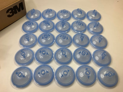 3M 16205 PPS Midi Lids W/ 125 Micron Filters, 25 Pack