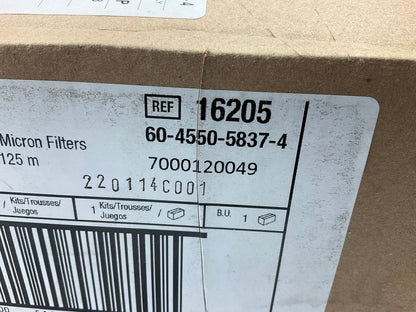 3M 16205 PPS Midi Lids W/ 125 Micron Filters, 25 Pack