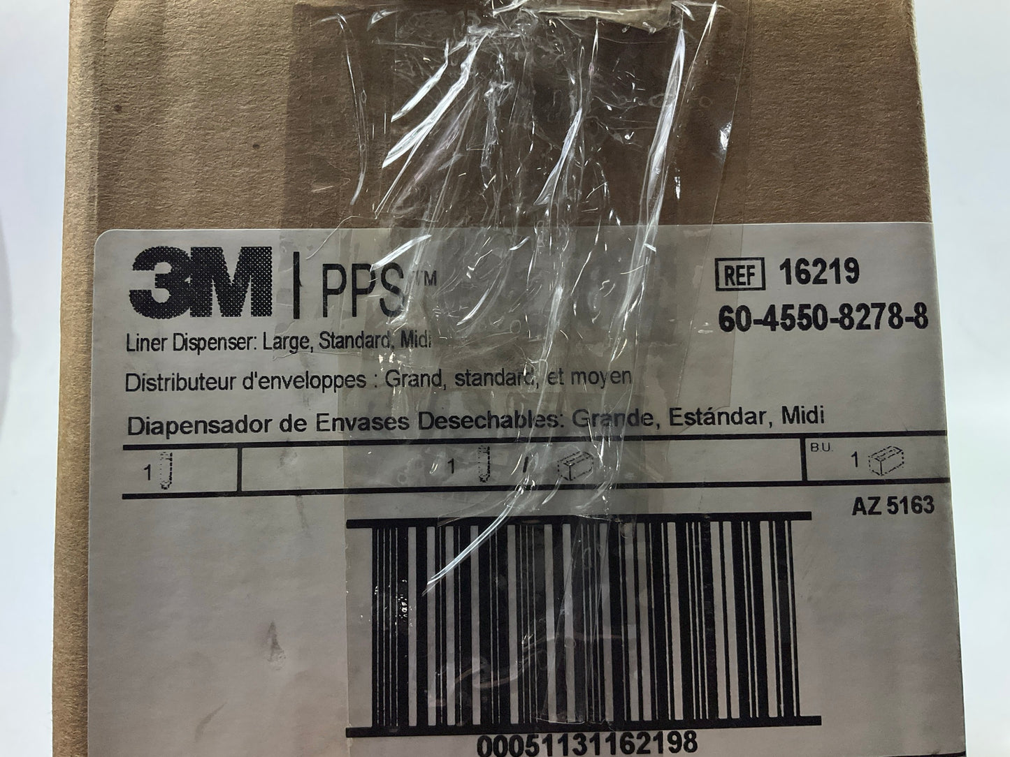 3M 16219 Large/Standard/Midi PPS Liner Dispenser
