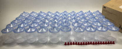 3M 16301 PPS Standard Size Kit With 50 Cup Lids And Liners
