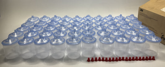 3M 16301 PPS Standard Size Kit With 50 Cup Lids And Liners