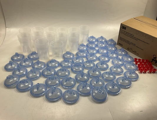 3M 16312 PPS MIDI 13.5oz 125 Micron Refill Kit 50 Lids&Liners+Ratio Cup+20 Plugs