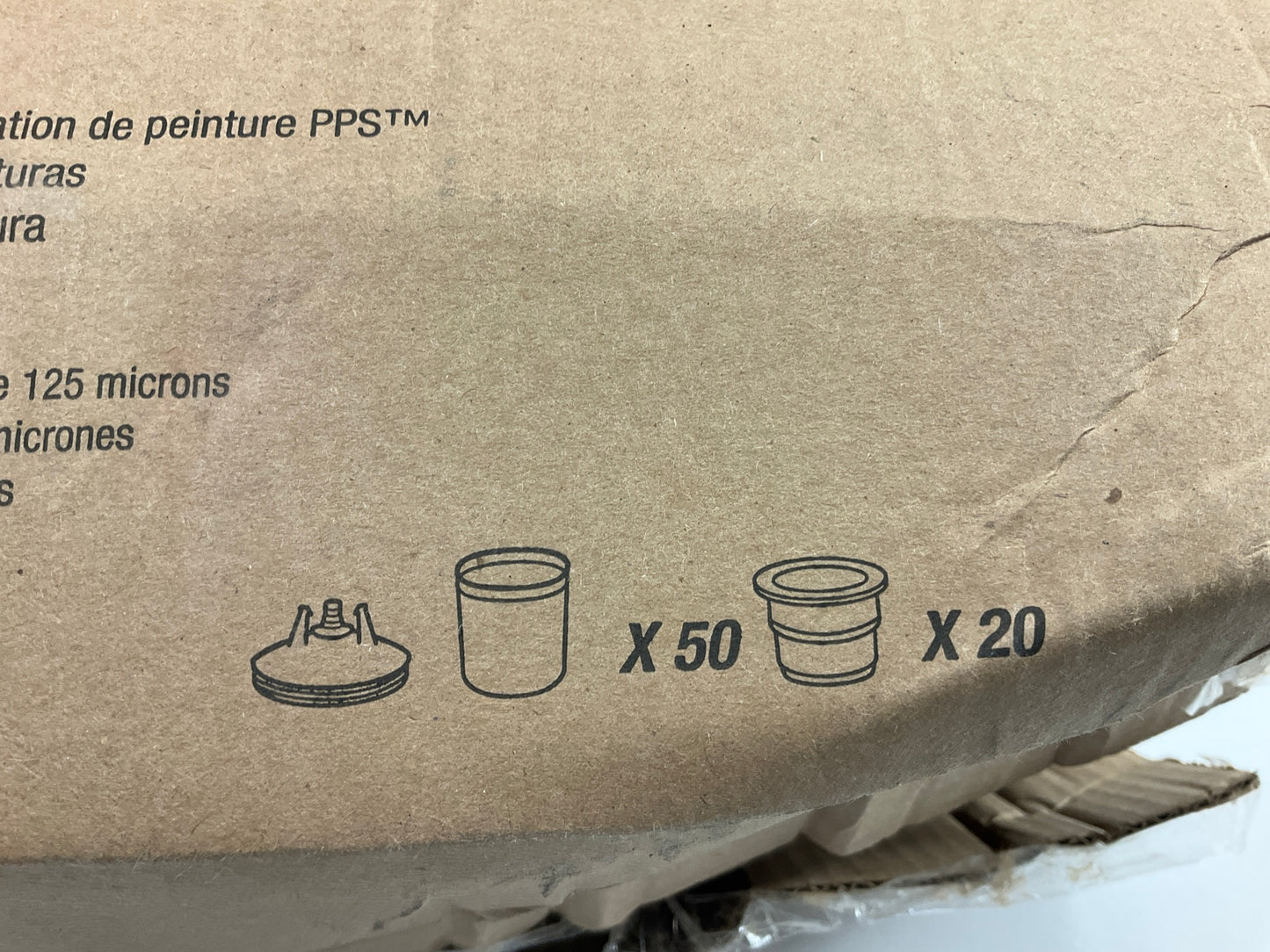 OPEN BOX - 3M 16314 PPS Paint Prep Kit Mini 125 Micron Filters Waterborne Paint