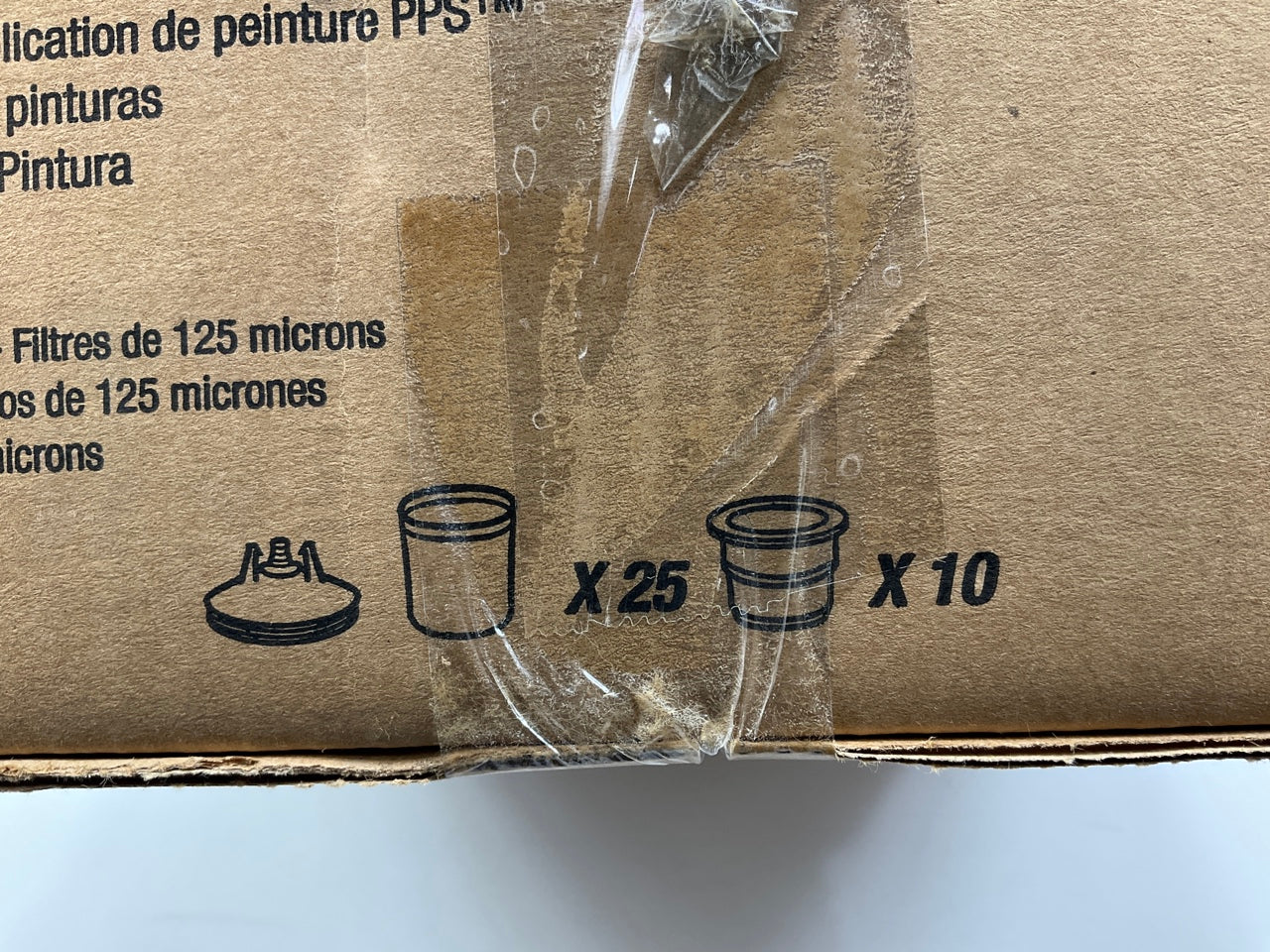 3M 16324 - PPS Lids & Liners Kit, Large Size (28oz), 125 Micron Filter
