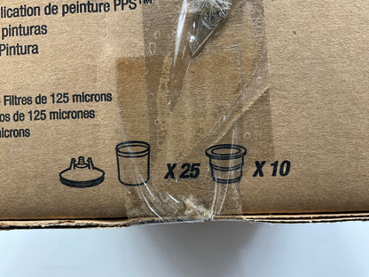 3M 16324 - PPS Lids & Liners Kit, Large Size (28oz), 125 Micron Filter