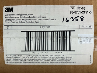 3M 16358 Qualitative Fit Test Apparatus FT-10, Sweet - 16358