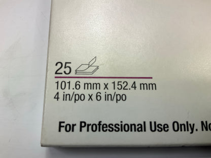 3M 16417 PPS Color Match Film 25 Packs, White 4'' X 6''